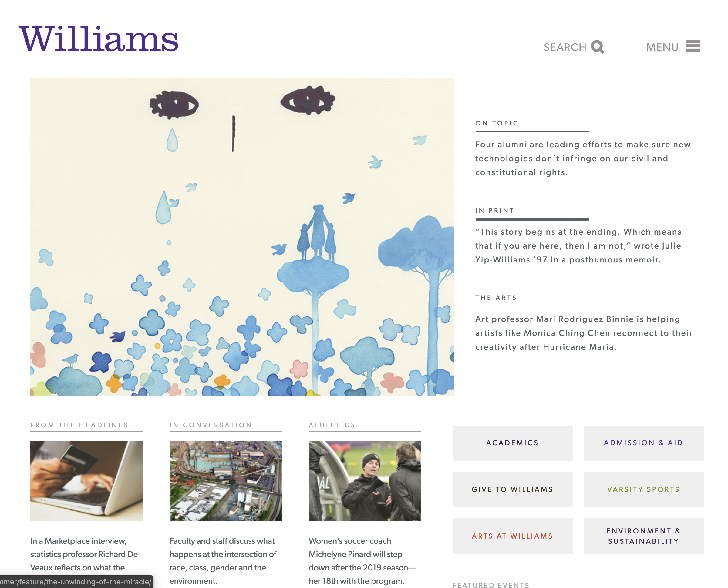 Williams College Homepage